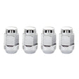 McGard - McGard Hex Lug Nut (Cone Seat Bulge Style) M12X1.5 / 3/4 Hex / 1.45in. Length (4 - Pack) - Chrome