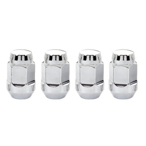 McGard - McGard Hex Lug Nut (Cone Seat Bulge Style) M12X1.5 / 3/4 Hex / 1.45in. Length (4 - Pack) - Chrome
