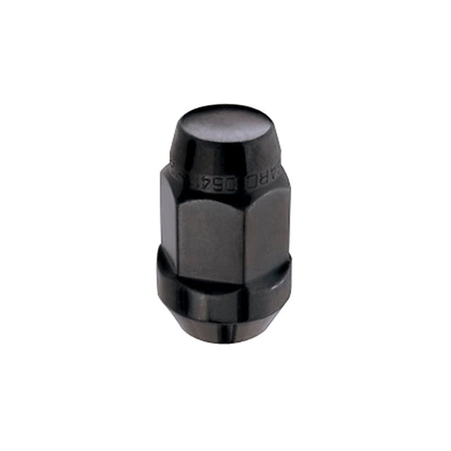 McGard - McGard Hex Lug Nut (Cone Seat Bulge Style) M12X1.5 / 3/4 Hex / 1.45in. Length (Box of 144) - Black