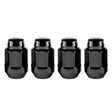 McGard - McGard Hex Lug Nut (Cone Seat Bulge Style) M14X1.5 / 22mm Hex / 1.635in. Length (4 - Pack) - Black