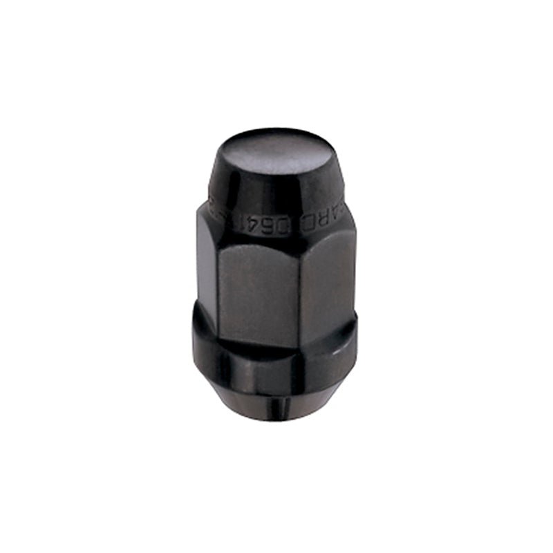 McGard - McGard Hex Lug Nut (Cone Seat Bulge Style) M14X1.5 / 22mm Hex / 1.635in. Length (4 - Pack) - Black