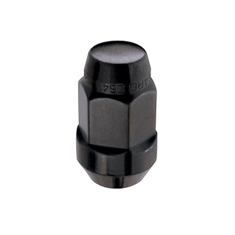 McGard - McGard Hex Lug Nut (Cone Seat Bulge Style) M14X1.5 / 22mm Hex / 1.635in. Length (Box of 144) - Black