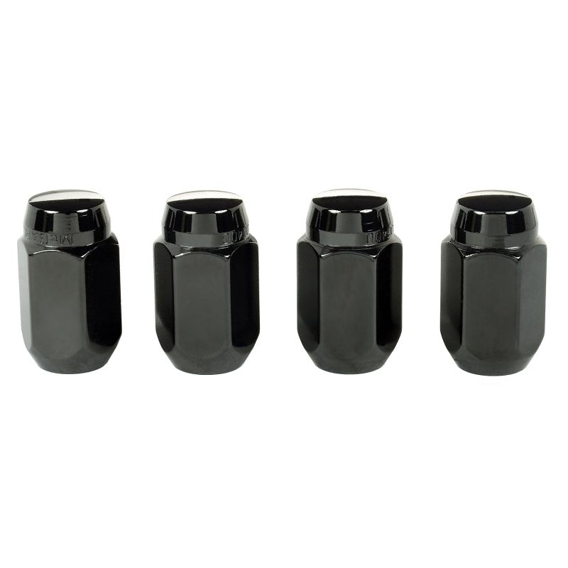 McGard - McGard Hex Lug Nut (Cone Seat) M12X1.5 / 13/16 Hex / 1.5in. Length (4 - pack) - Black - Panda Motorworks