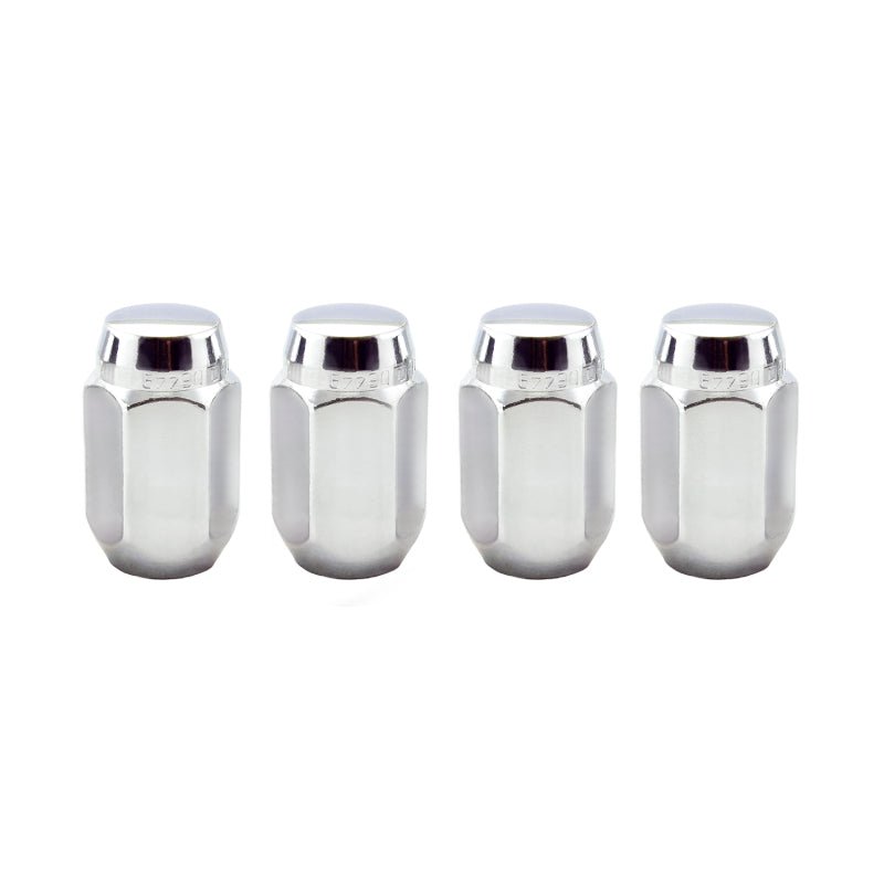 McGard - McGard Hex Lug Nut (Cone Seat) M12X1.5 / 13/16 Hex / 1.5in. Length (4 - Pack) - Chrome