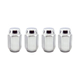 McGard - McGard Hex Lug Nut (Cone Seat) M12X1.5 / 13/16 Hex / 1.5in. Length (4 - Pack) - Chrome