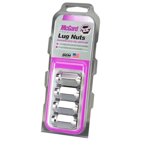 McGard - McGard Hex Lug Nut (Cone Seat) M12X1.5 / 13/16 Hex / 1.5in. Length (4 - Pack) - Chrome