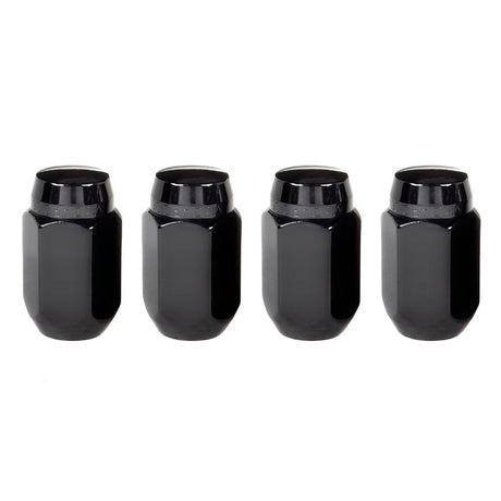 McGard - McGard Hex Lug Nut (Cone Seat) M14X1.5 / 22mm Hex / 1.635in. Length (4 - Pack) - Black