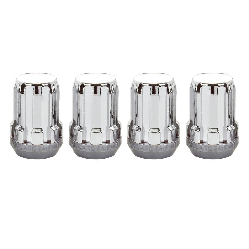 McGard - McGard SplineDrive Lug Nut (Cone Seat) M12X1.5 / 1.24in. Length (4 - Pack) - Chrome (Req. Tool)