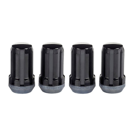 McGard - McGard SplineDrive Lug Nut (Cone Seat) M14X1.5 / 1.648in. Length (4 - Pack) - Black (Req. Tool)