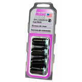McGard - McGard SplineDrive Lug Nut (Cone Seat) M14X1.5 / 1.648in. Length (4 - Pack) - Black (Req. Tool)