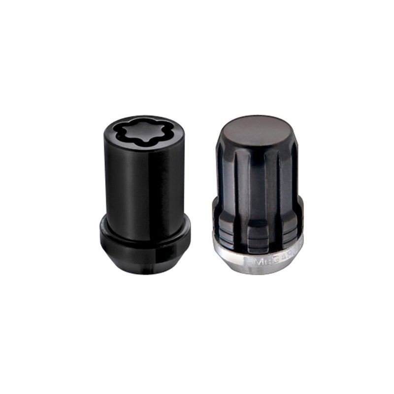 McGard - McGard SplineDrive Tuner 4 Lug Install Kit w/Locks & Tool (Cone) M12X1.5 / 13/16 Hex - Black