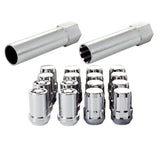 McGard - McGard SplineDrive Tuner 4 Lug Install Kit w/Locks & Tool (Cone) M12x1.5 / 13/16 Hex - Chrome (CS)