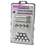 McGard - McGard SplineDrive Tuner 4 Lug Install Kit w/Locks & Tool (Cone) M12x1.5 / 13/16 Hex - Chrome (CS)