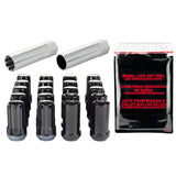 McGard - McGard SplineDrive Tuner 5 Lug Install Kit w/Locks & Tool (Cone) M14X1.5 / 22mm Hex - Blk
