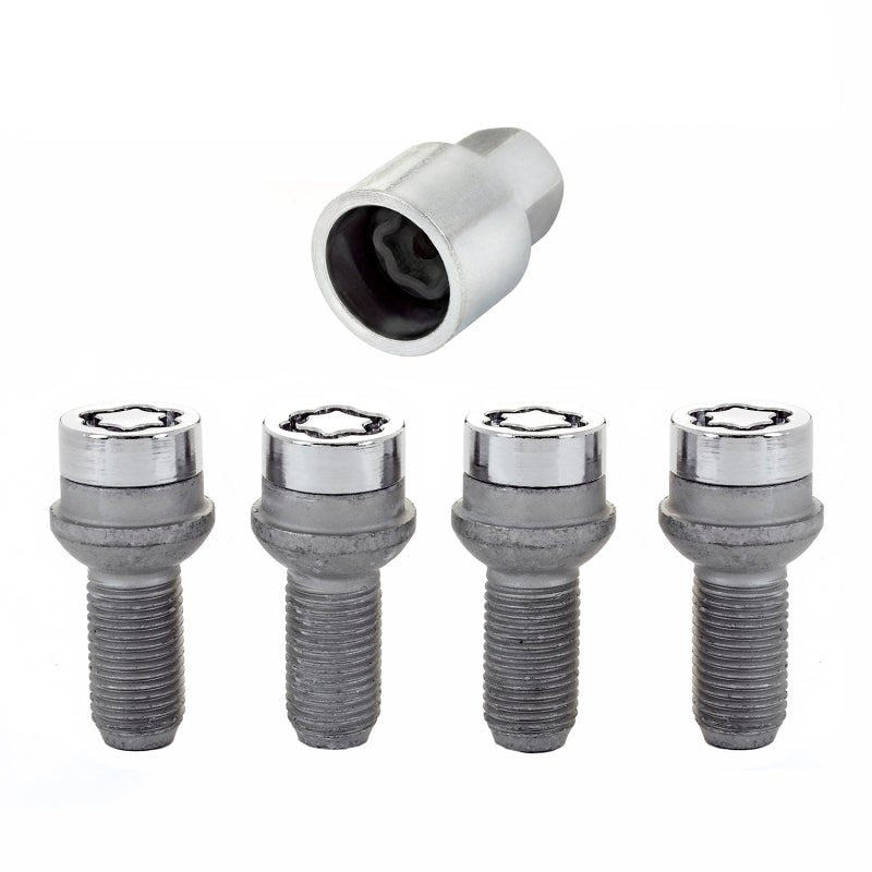 McGard Wheel Lock Bolt Set - 4pk. (Radius Seat) M14X1.5 / 17mm Hex