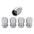 McGard - McGard Wheel Lock Nut Set - 4pk. (Cone Seat) M12X1.5 / 19mm & 21mm Dual Hex / 1.28in. L - Chrome