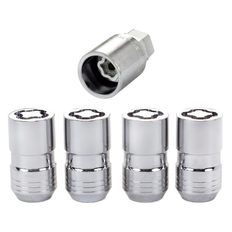 McGard - McGard Wheel Lock Nut Set - 4pk. (Cone Seat) M14X1.5 / 21mm & 22mm Dual Hex / 1.639in. L - Chrome