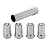 McGard - McGard Wheel Lock Nut Set - 4pk. (Tuner / Cone Seat) M12X1.5 / 13/16 Hex / 1.24in. Length - Chrome