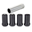 McGard - McGard Wheel Lock Nut Set - 4pk. (Tuner / Cone Seat) M14X1.5 / 22mm Hex / 1.648in. Length - Black