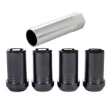 McGard - McGard Wheel Lock Nut Set - 4pk. (Tuner / Cone Seat) M14X1.5 / 22mm Hex / 1.648in. Length - Black