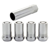 McGard - McGard Wheel Lock Nut Set - 4pk. (Tuner / Cone Seat) M14X1.5 / 22mm Hex / 1.648in. Length - Chrome
