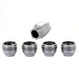 McGard - McGard Wheel Lock Nut Set - 4pk. (Under Hub Cap / Cone Seat) M12X1.5 / 19mm & 21mm Hex / .775in. L