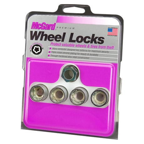 McGard - McGard Wheel Lock Nut Set - 4pk. (Under Hub Cap / Cone Seat) M14X1.5 / 22mm Hex / .893in. Length