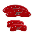 MGP - MGP 4 Caliper Covers Engraved Front & Rear ST Red finish - Panda Motorworks