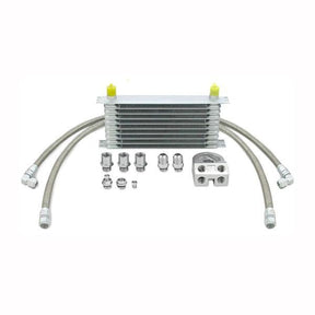 Mishimoto 08+ Mitsubishi Evolution X Black Oil Cooler Kit - Panda Motorworks