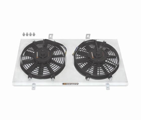 Mishimoto 08+ Mitsubishi Lancer Evo Aluminum Fan Shroud Kit - Panda Motorworks - 3
