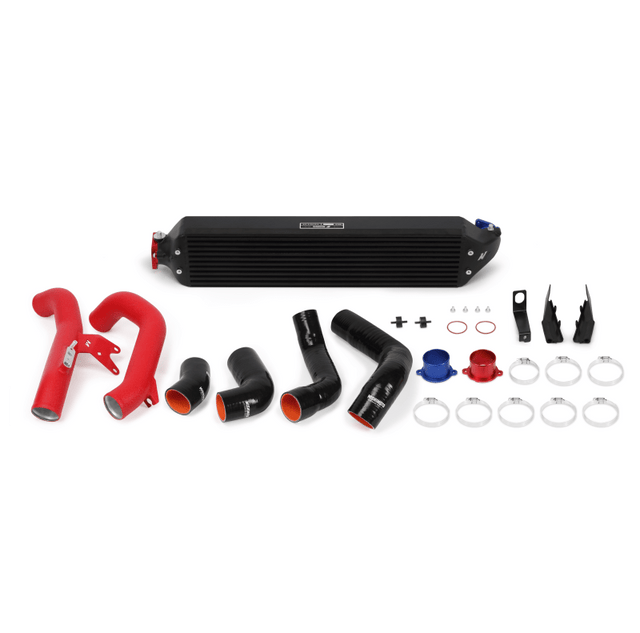 Mishimoto - Mishimoto 2016+ Honda Civic 1.5T / 2017+ Honda Civic Si Black Intercooler Kit w/Red Pipes