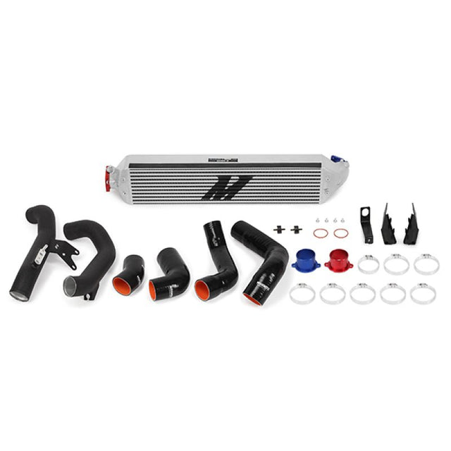 Mishimoto - Mishimoto 2016+ Honda Civic 1.5T / 2017+ Honda Civic Si Silver Intercooler Kit w/Black Pipes