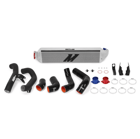 Mishimoto - Mishimoto 2016+ Honda Civic 1.5T / 2017+ Honda Civic Si Silver Intercooler Kit w/Black Pipes