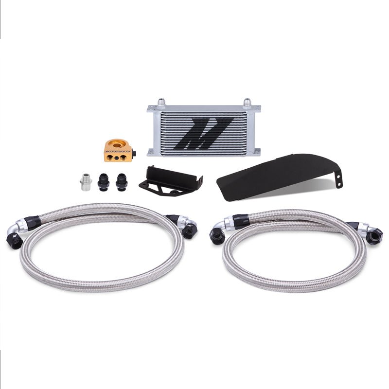 Mishimoto - Mishimoto 2017+ Honda Civic Type R Direct Fit Oil Cooler Kit - Silver
