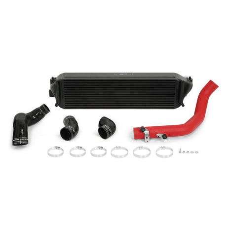Mishimoto - Mishimoto 2017+ Honda Civic Type R Intercooler Kit - Black Intercooler Red Pipes