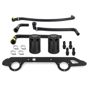 Mishimoto - MISHIMOTO BAFFLED DUAL OIL CATCH CAN SYSTEM 2021+FORD BRONCO 2.7L - Panda Motorworks