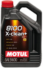 Motul - Motul 5L Synthetic Engine Oil 8100 5W30 X - CLEAN Plus - Case of 4 - Panda Motorworks