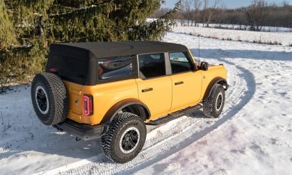 N - Fab - N - FAB 2021 Ford Bronco 4 Door Roan Running Boards - Textured Black - Panda Motorworks