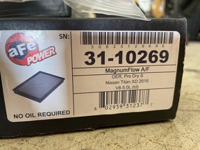 Panda Motorworks - *OPEN BOX* aFe MagnumFlow A/F OER Pro Dry S