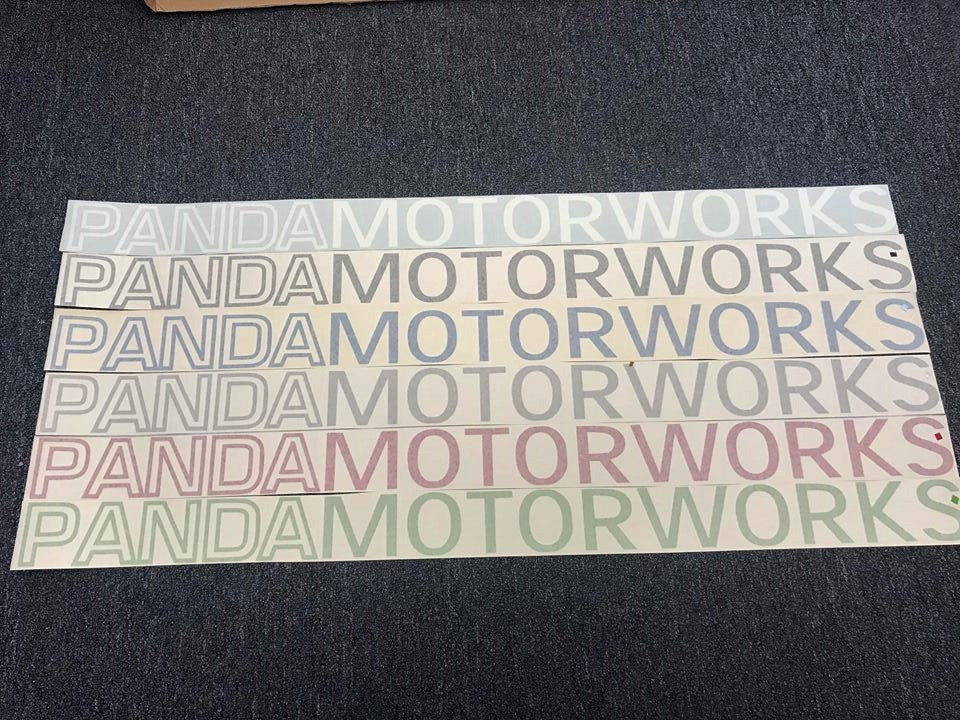 Panda Motorworks - Panda Motorworks Windshield Banner