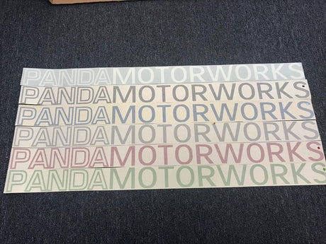 Panda Motorworks - Panda Motorworks Windshield Banner