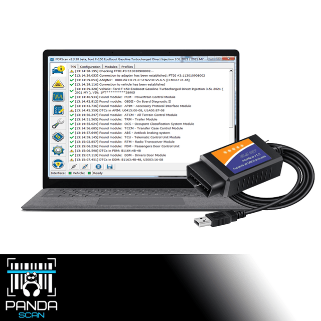 PandaScan Remote OBD2 Configuration Service - 21+ Ford Bronco- Panda ...