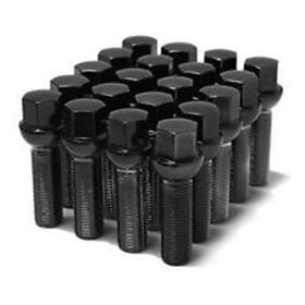 Panda Motorworks - Wheel Mate Mevius Lug Bolt Set of 20 - Black 14x1.50 27mm Cone 60 DEG TAP