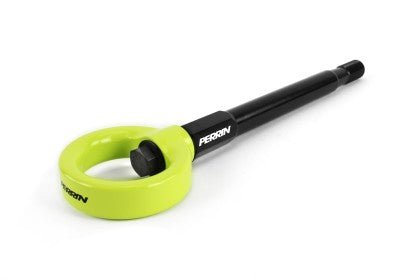 Perrin Performance - Perrin 08 - 14 Subaru WRX/STI Tow Hook Kit (Front) - Neon Yellow