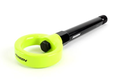 Perrin Performance - Perrin 10th Gen Civic SI/Type - R/Hatchback Tow Hook Kit (Rear) - Neon Yellow