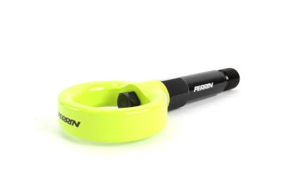 Perrin Performance - Perrin 2020 Toyota Supra Tow Hook Kit (Rear) - Neon Yellow