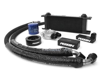 Perrin Performance - Perrin Subaru 02 - 05 WRX/04 - 17 STi Oil Cooler Kit