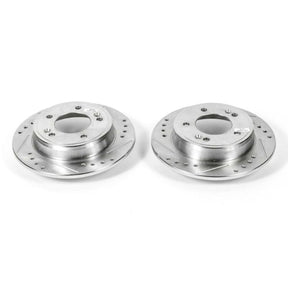 PowerStop - Power Stop 11 - 19 Hyundai Elantra Rear Evolution Drilled & Slotted Rotors - Pair - Panda Motorworks