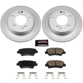 PowerStop - Power Stop 12 - 17 Hyundai Veloster Rear Z17 Evolution Geomet Coated Brake Kit - Panda Motorworks