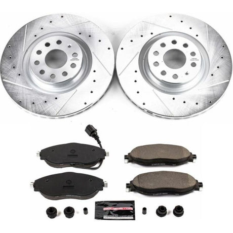 PowerStop - Power Stop 12 - 17 Volkswagen CC Front Z23 Evolution Sport Brake Kit - Panda Motorworks